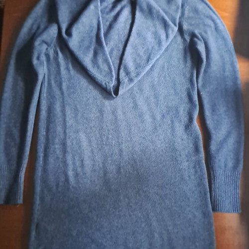 Hoodie dress used, raf color, long sleeve, front pockets