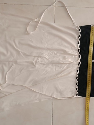 Summer dress medium/large used, black and white, Nemesis Women