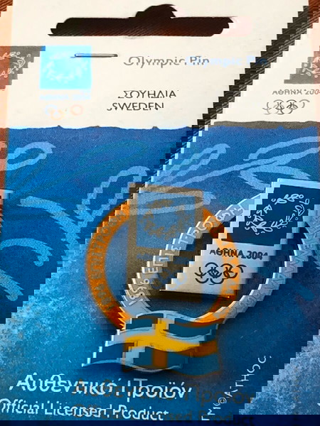 Αυθεντική καρφίτσα ολυμπιακών αγώνων Αθήνα 2004