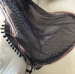 Scarf like new, black