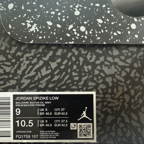 Jordan Spizike Low sneakers new, size 44, white