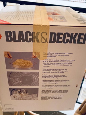 Ατμομάγειρας Black&Decker 2,8Lt καινούργιος