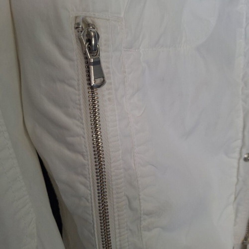 Trussardi Jeans men's windbreaker jacket, white, size S/M