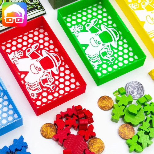 Botanicus Board Game Organizer with Greenhouse Insert new