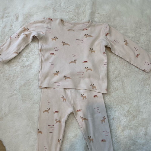 George Christmas Pajama Set 12-18 Months like new