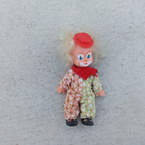 Big Circus vintage doll Plaggona used from 70s Greece