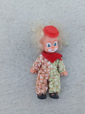 Big Circus vintage doll Plaggona used from 70s Greece
