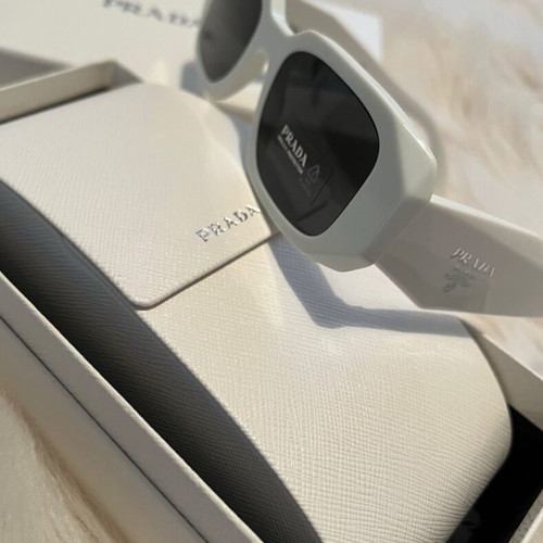 Prada sunglasses white like new