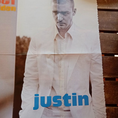 Justin Timberlake posters set of 4 y2k like new