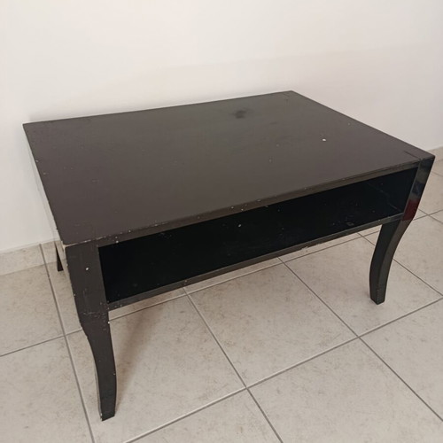Wooden coffee table used, vintage style