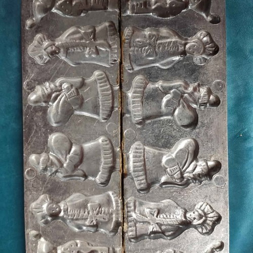 Vintage 3D molds used for lollipops, candies, chocolates