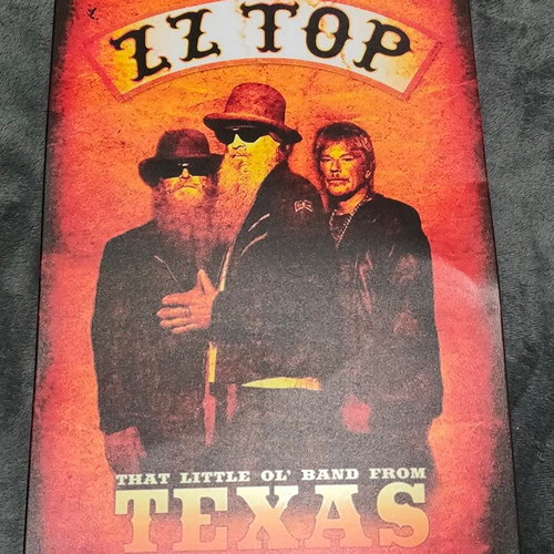 Southern Rock ZZ Top Retro Metal Sign like new