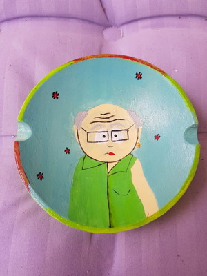 Handmade South Park Mr. Garrison Ashtray new