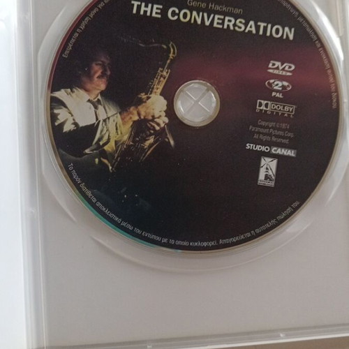The Conversation DVD used, Francis Ford Coppola film