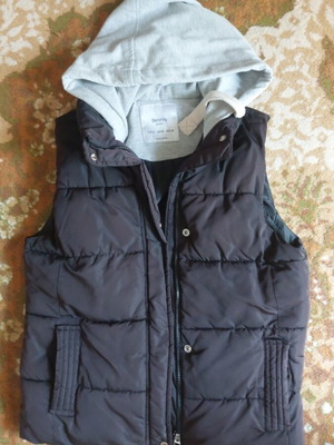 Αμανικό μπουφάν Bershka μαύρο σαν καινούργιο, μέγεθος M