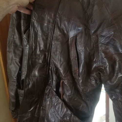 Vintage δερμάτινο σακάκι μεταχειρισμένο καφέ Romero leather μέγεθος M-L