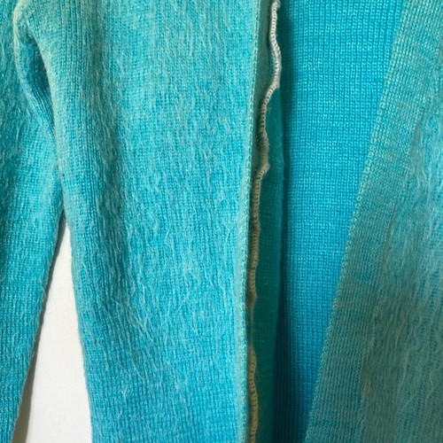 Vintage petrol cardigan like new