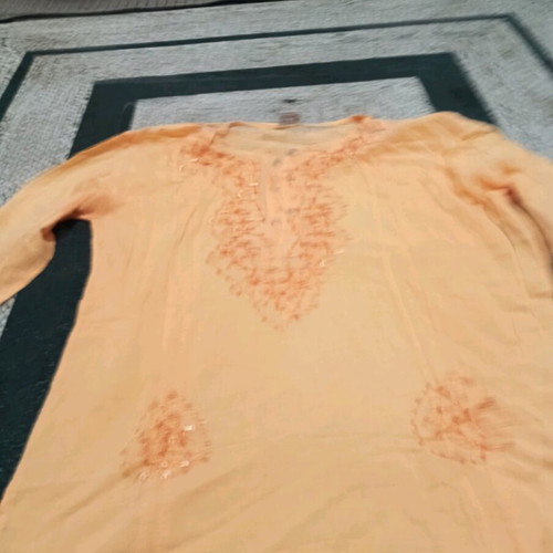 Women's summer blouse like new, orange, size L