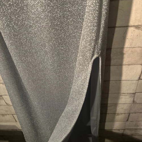 Long silver lurex dress Baobab new, size L
