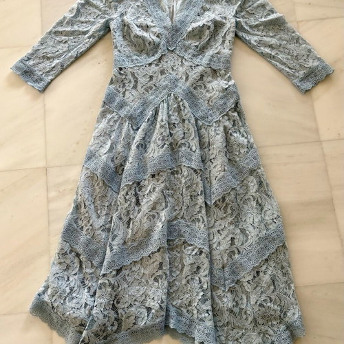 Monsoon dress light blue new size M