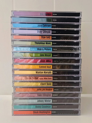 T' Asteria tis Jazz & Blues 18 CD new pack