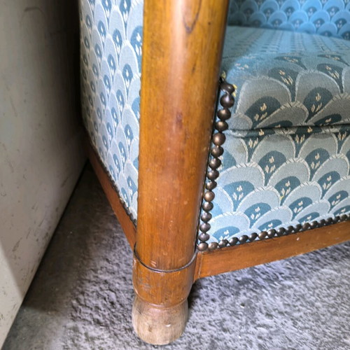 Vintage armchair set used, two pieces