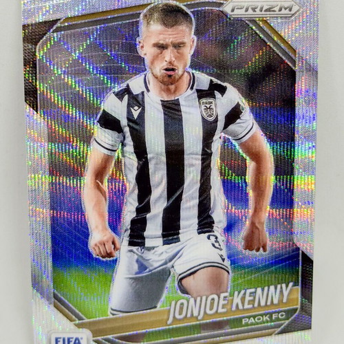 Panini FIFA Prizm 2025/26 Jonjoe Kenny #47 PAOK Wave Prizm Parallel card brand new