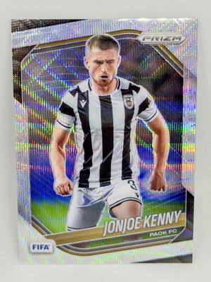 Panini FIFA Prizm 2025/26 Jonjoe Kenny #47 PAOK Wave Prizm Parallel card brand new