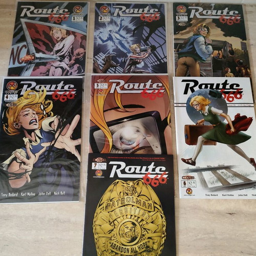 Route 666 mint condition, first 6 issues of 2002 CrossGen horror series