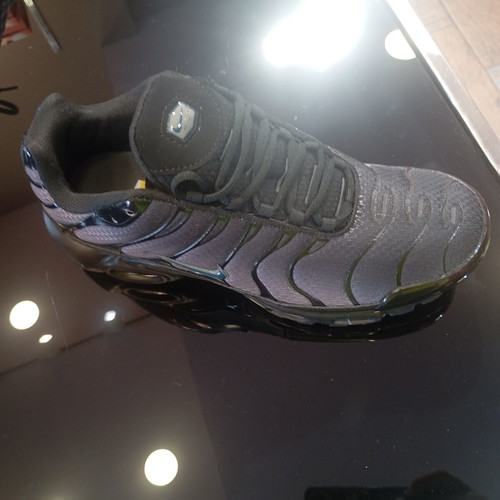 Nike Tn athletic shoes new in box, black and grey