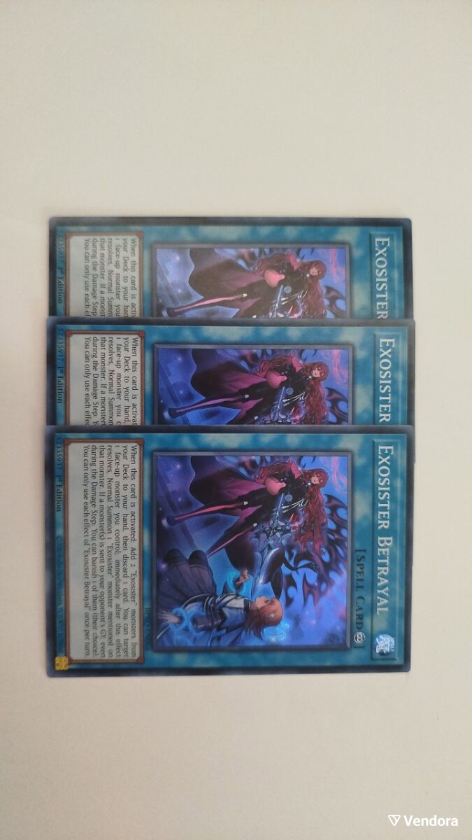 Yugioh Exosister Betrayal Playset 1st - 0,70 - Vendora.cy Yugioh Exosister Betrayal Playset 1st - 0,70 - Vendora.cy
