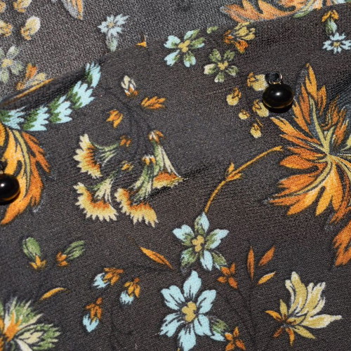 Dolce & Gabbana vintage silk shirt with floral print used, size 42