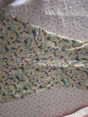 Floral dress like new, cool fabric, size S