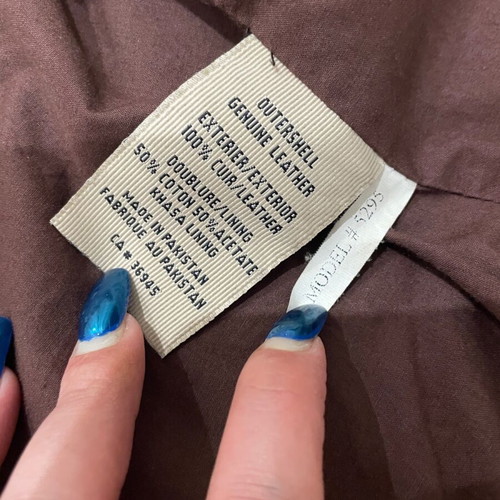 Vintage δερμάτινο jacket σαν καινούργιο, καφέ, μέγεθος XL