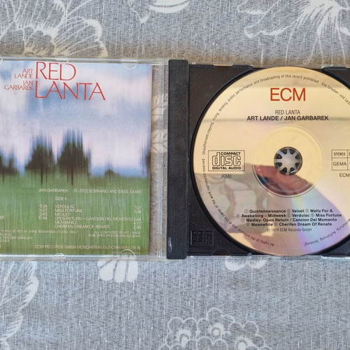Art Lande Jan Garbarek Red Lanta CD like new, jazz