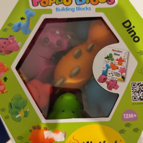Popbo Blocs Dino Building Blocks by K's Kids new
