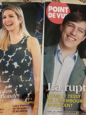Point de vue magazines like new, 2 issues, royal news 2017