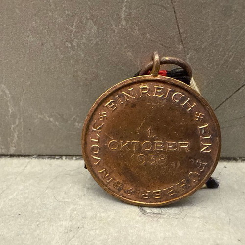 Medaille zur Erinnerung an den 1. Oktober 1938 German Sudetenland Medal