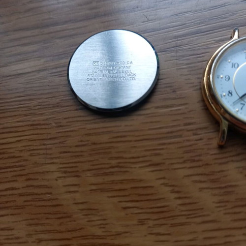 Orient men's watch D859SY-00 used for spare parts