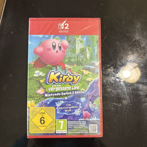 Kirby and the Forgotten Land + Star-Crossed World Nintendo Switch 2 game, new sealed