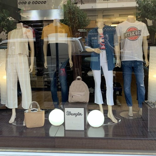 Display mannequins used, male and female set of 2