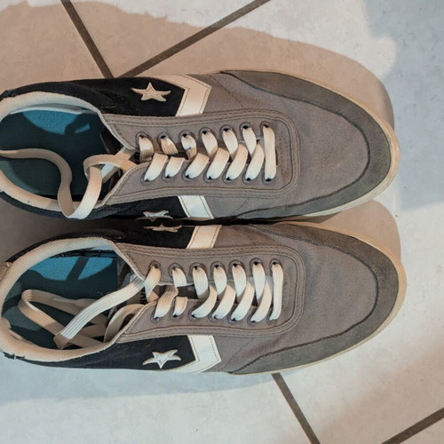 Παπούτσια Converse Courtlandt Ox μεταχειρισμένα, μέγεθος 45, unisex, γκρι πολύχρωμα