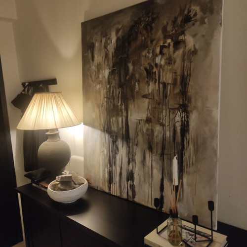 Handmade Abstract Art Painting by Christos Tzanetis (Xtza) new