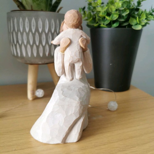 Willow tree figure grandmother with grandchild like new