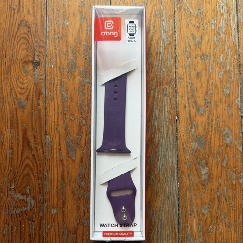 Crong Apple Watch Liquid Strap silicone plum, like new