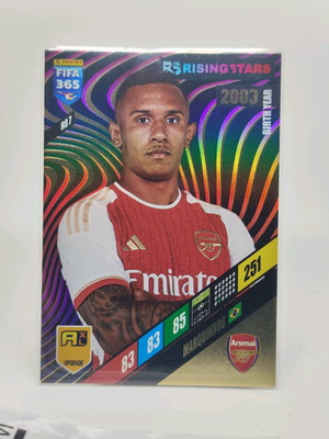 Marquinhos Rising Stars collectible card Panini Adrenalyn XL 2024 like new