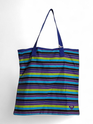 Roxy Vintage Shoulder Bag with Horizontal Stripes, New