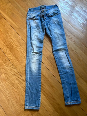 Bershka summer jeans like new, size S, blue, thin fabric
