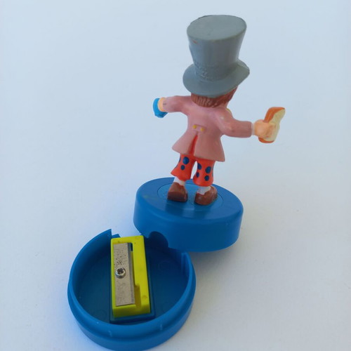 Vintage figure - Crazy Hat Man pencil sharpener, year 1995