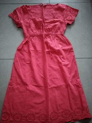 Red summer dress used La Redoute Collections